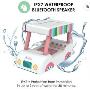 NIB Packed Party Inflatable “Party Car” Floating Wireless Bluetooth Speakers Por